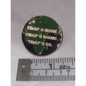 Save The Earth Pin Brooch